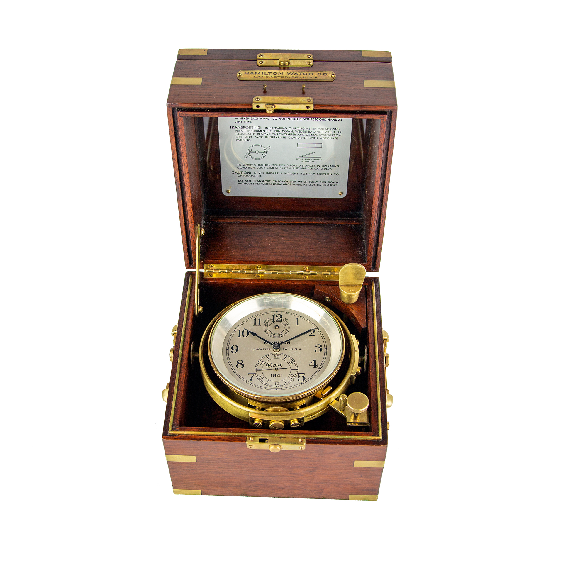 Hamilton Marine Chronometer Model 21 | Anthony Gray Clocks